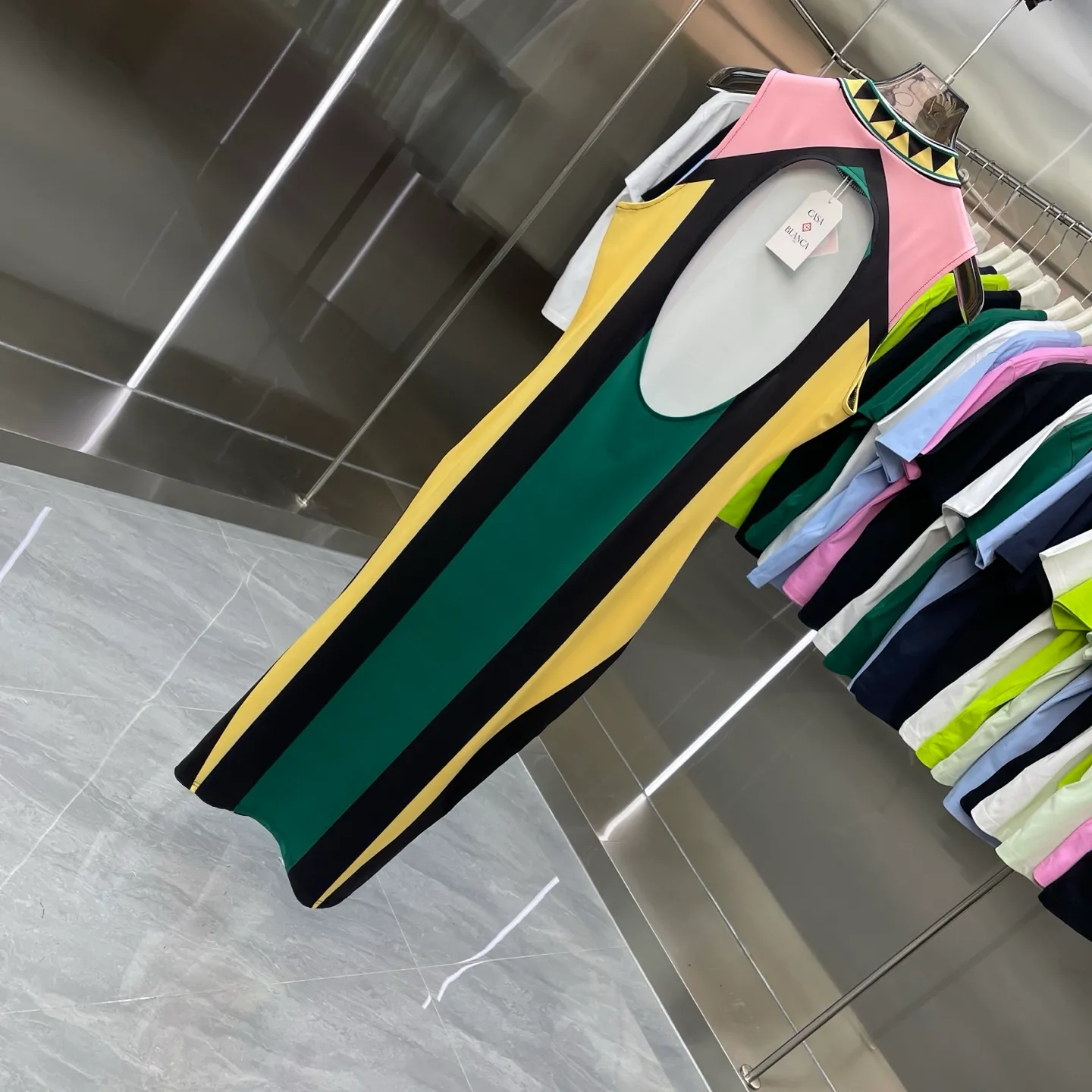 CASABLANCA Casablanca dress (women's clothing) Original development Upper body comfort Imported equipment Customized silk fabric OEM by domestic first-line brand Factory Impeccable workmanship Sizes: S M L XL